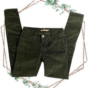 Levi's 710 super skinny corduroy skinny jeans 25